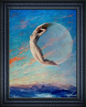 Selene by Albert Aublet Classical Fine Art Reproduction